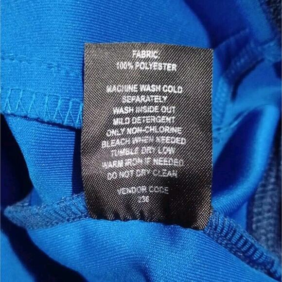 Akademiks Track Jacket Mens Sz‎ XL Blue 2 Tone White Full Zip Y2K - Picture 2 of 6